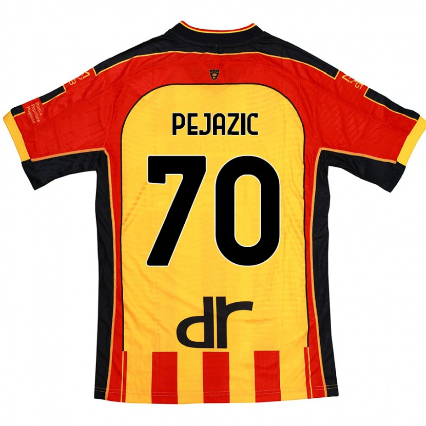 Danxen Herren Mario Pejazic #70 Gelb Rot Heimtrikot Trikot 2024/25 T-Shirt