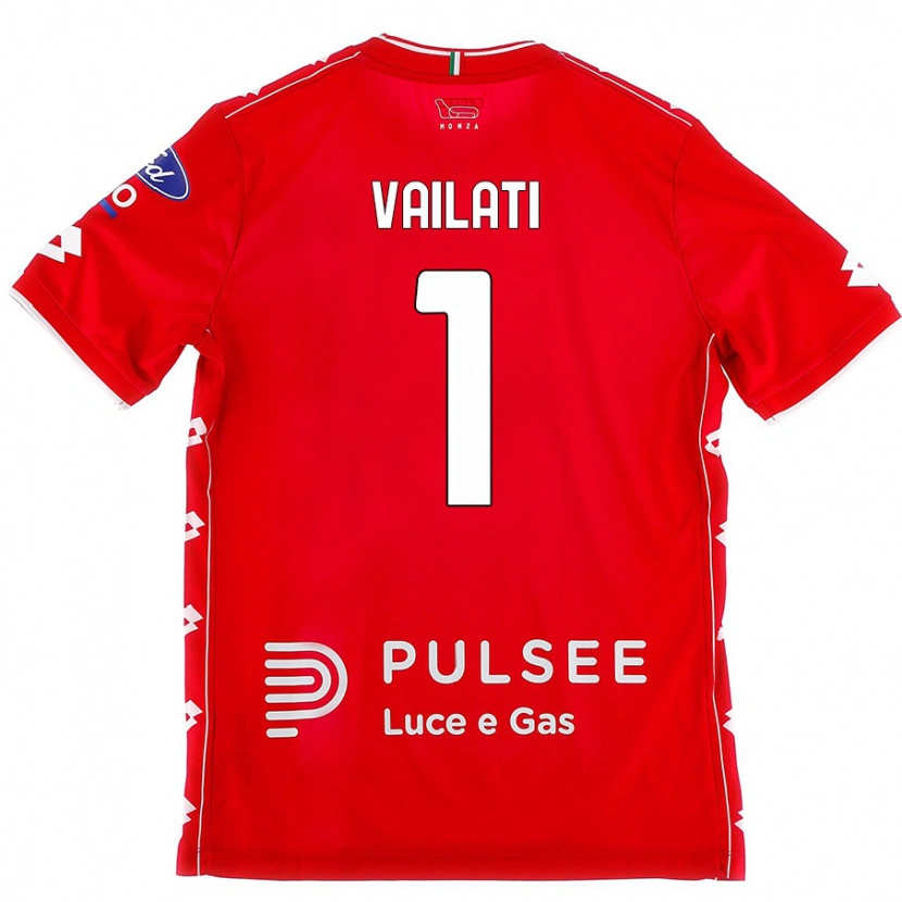 Danxen Herren Andrea Vailati #1 Rot Weiß Heimtrikot Trikot 2024/25 T-Shirt