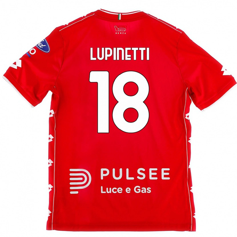 Danxen Herren Tommaso Lupinetti #18 Rot Weiß Heimtrikot Trikot 2024/25 T-Shirt