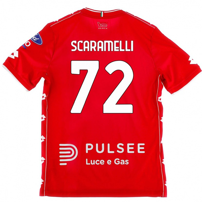 Danxen Herren Endris Scaramelli #72 Rot Weiß Heimtrikot Trikot 2024/25 T-Shirt