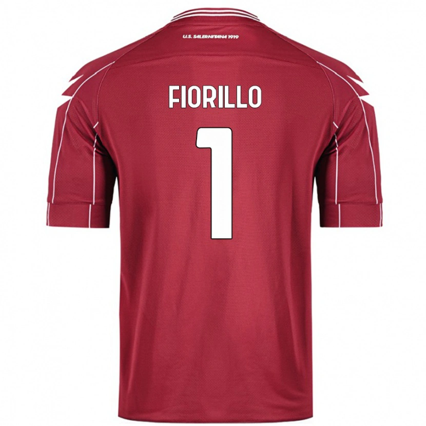 Danxen Herren Vincenzo Fiorillo #1 Burgundrot Heimtrikot Trikot 2024/25 T-Shirt