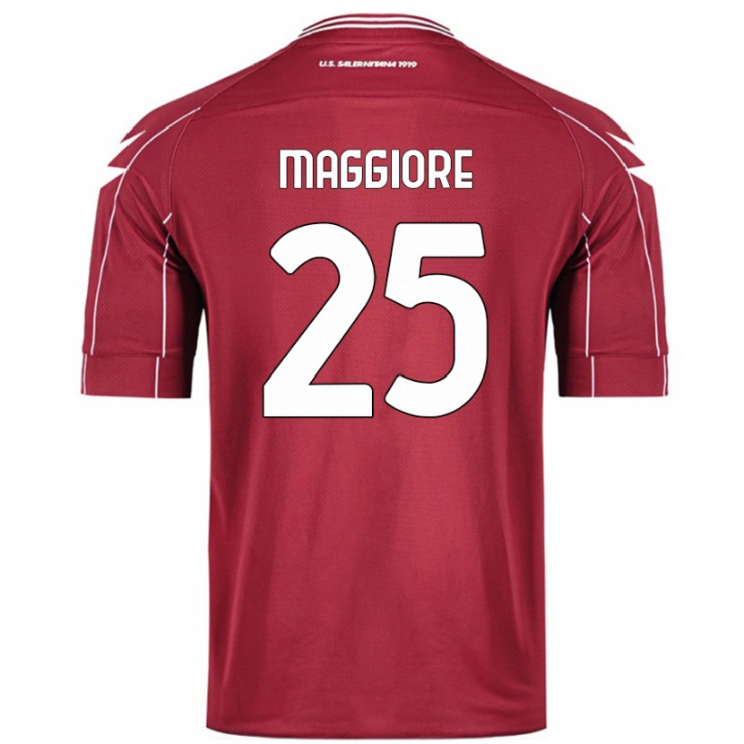 Danxen Herren Giulio Maggiore #25 Burgundrot Heimtrikot Trikot 2024/25 T-Shirt