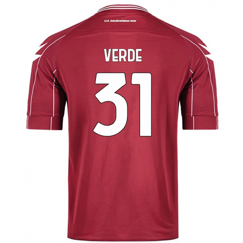 Danxen Herren Daniele Verde #31 Burgundrot Heimtrikot Trikot 2024/25 T-Shirt