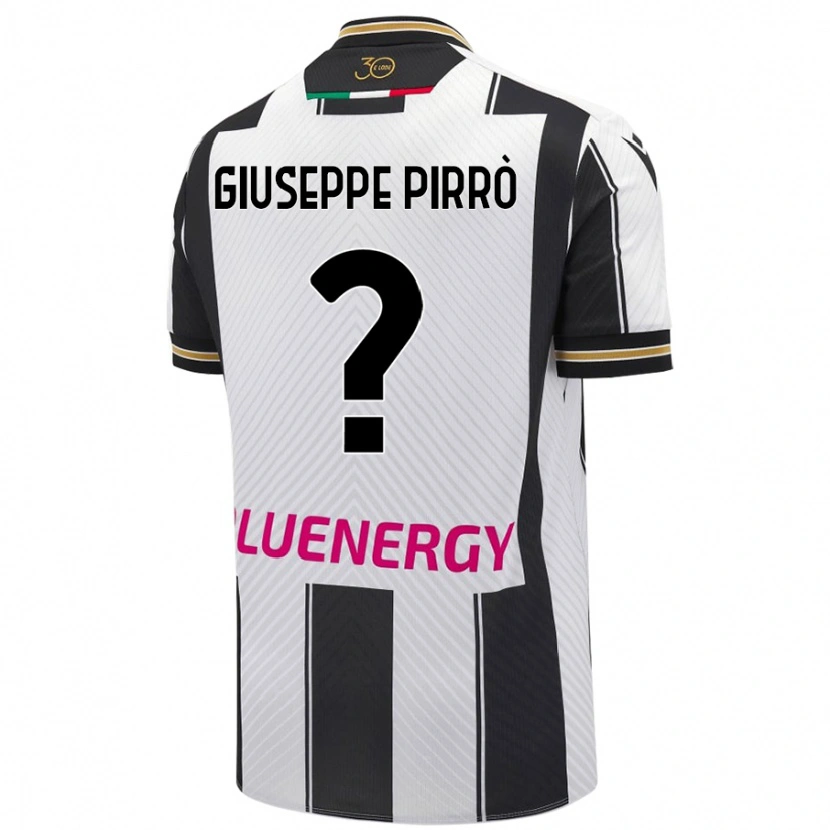 Danxen Herren Marco Giuseppe Pirrò #0 Weiß Schwarz Heimtrikot Trikot 2024/25 T-Shirt