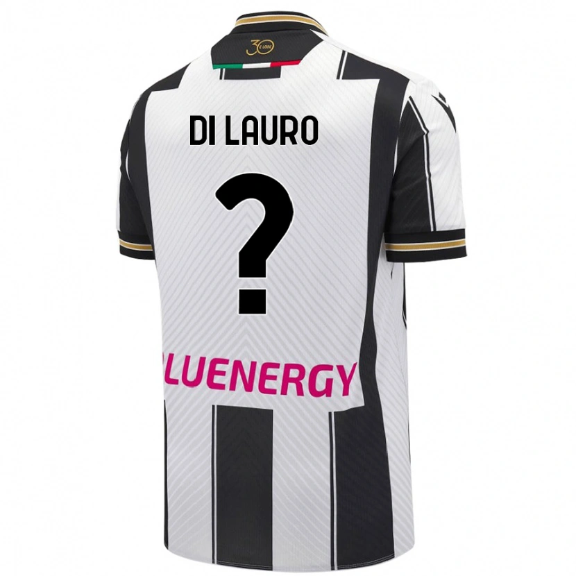 Danxen Herren Rosario Di Lauro #0 Weiß Schwarz Heimtrikot Trikot 2024/25 T-Shirt