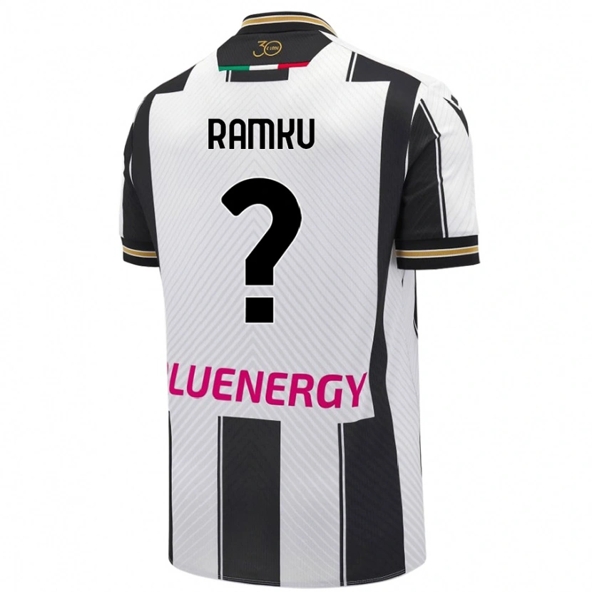 Danxen Herren Alex Ramku #0 Weiß Schwarz Heimtrikot Trikot 2024/25 T-Shirt