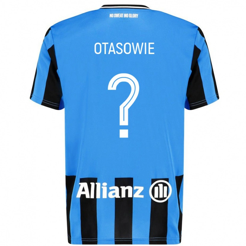 Danxen Herren Owen Otasowie #0 Himmelblau Schwarz Heimtrikot Trikot 2024/25 T-Shirt