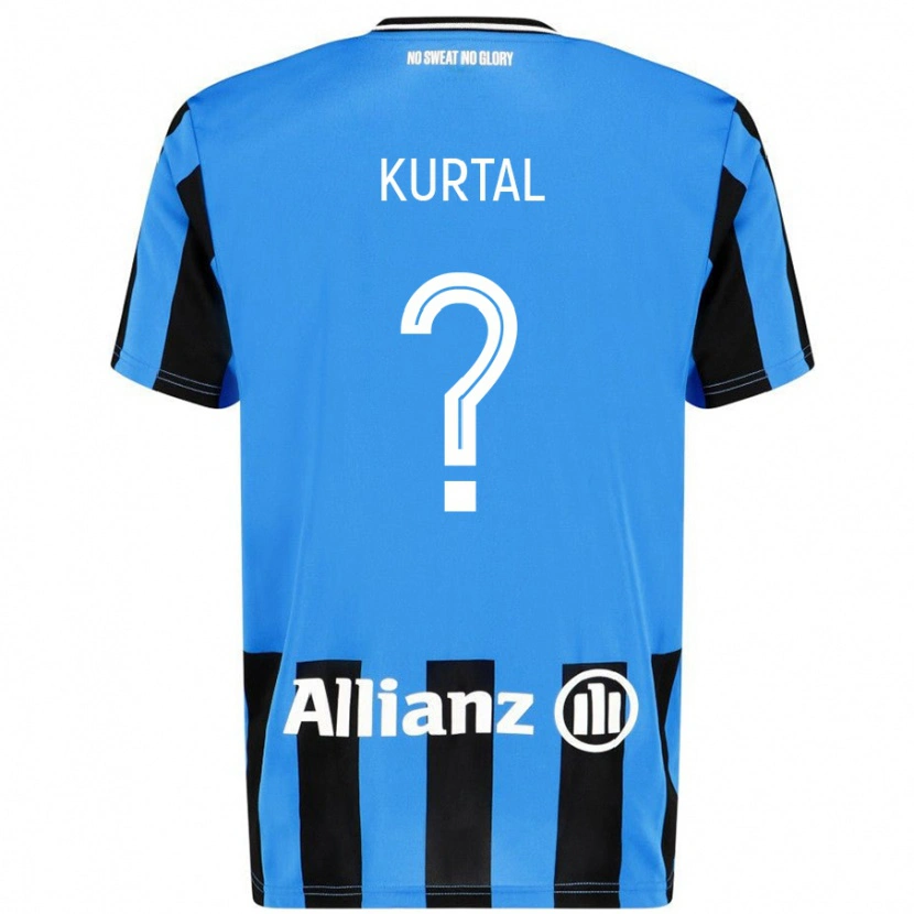 Danxen Herren Utku Kurtal #0 Himmelblau Schwarz Heimtrikot Trikot 2024/25 T-Shirt