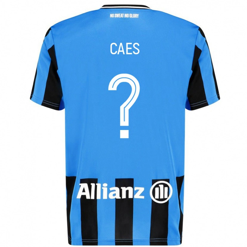 Danxen Herren Jippe Caes #0 Himmelblau Schwarz Heimtrikot Trikot 2024/25 T-Shirt