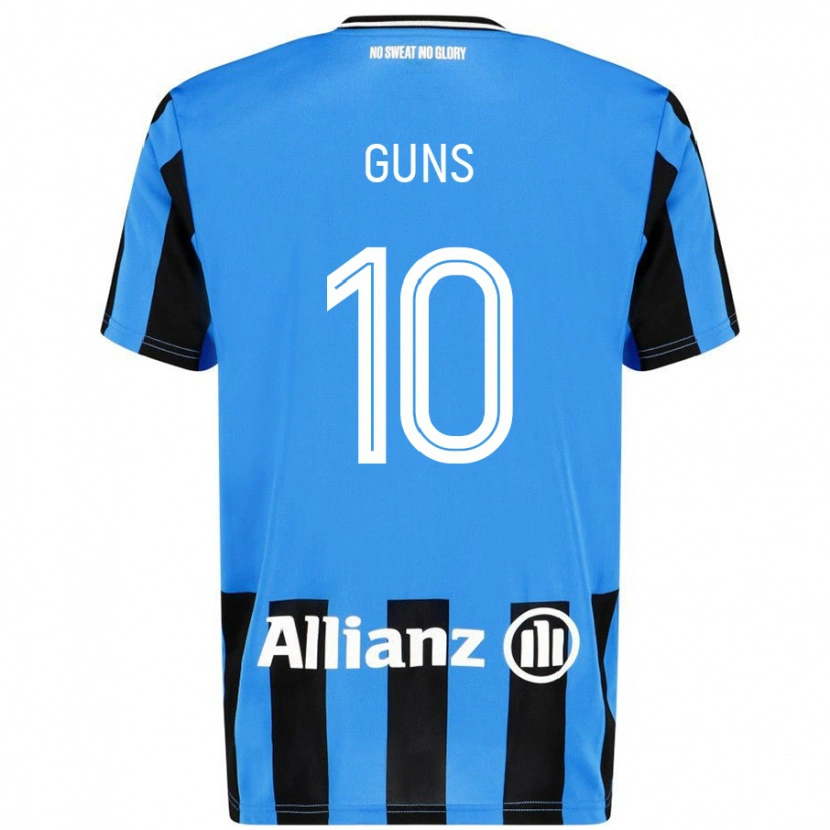 Danxen Herren Celien Guns #10 Himmelblau Schwarz Heimtrikot Trikot 2024/25 T-Shirt