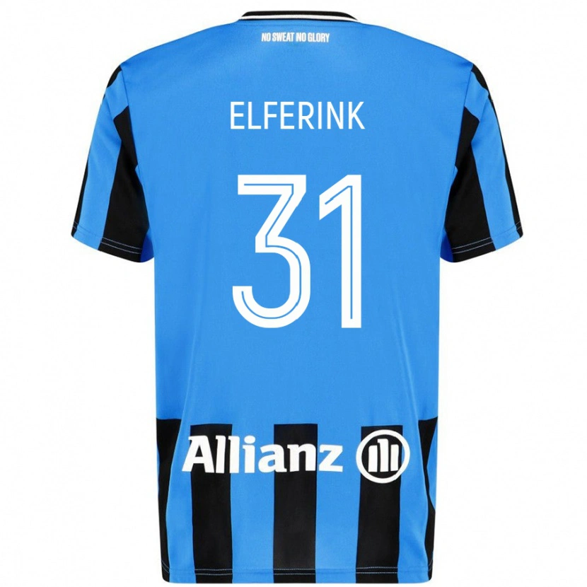 Danxen Herren Marie Elferink #31 Himmelblau Schwarz Heimtrikot Trikot 2024/25 T-Shirt