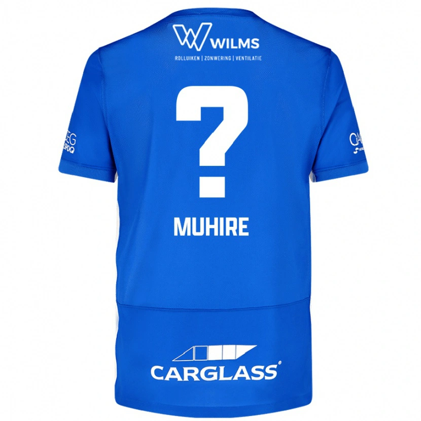Danxen Herren Ian-Confiance Muhire #0 Blau Heimtrikot Trikot 2024/25 T-Shirt