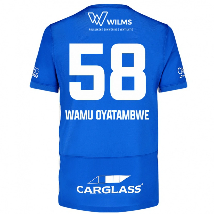 Danxen Herren Matthias Wamu Oyatambwe #58 Blau Heimtrikot Trikot 2024/25 T-Shirt