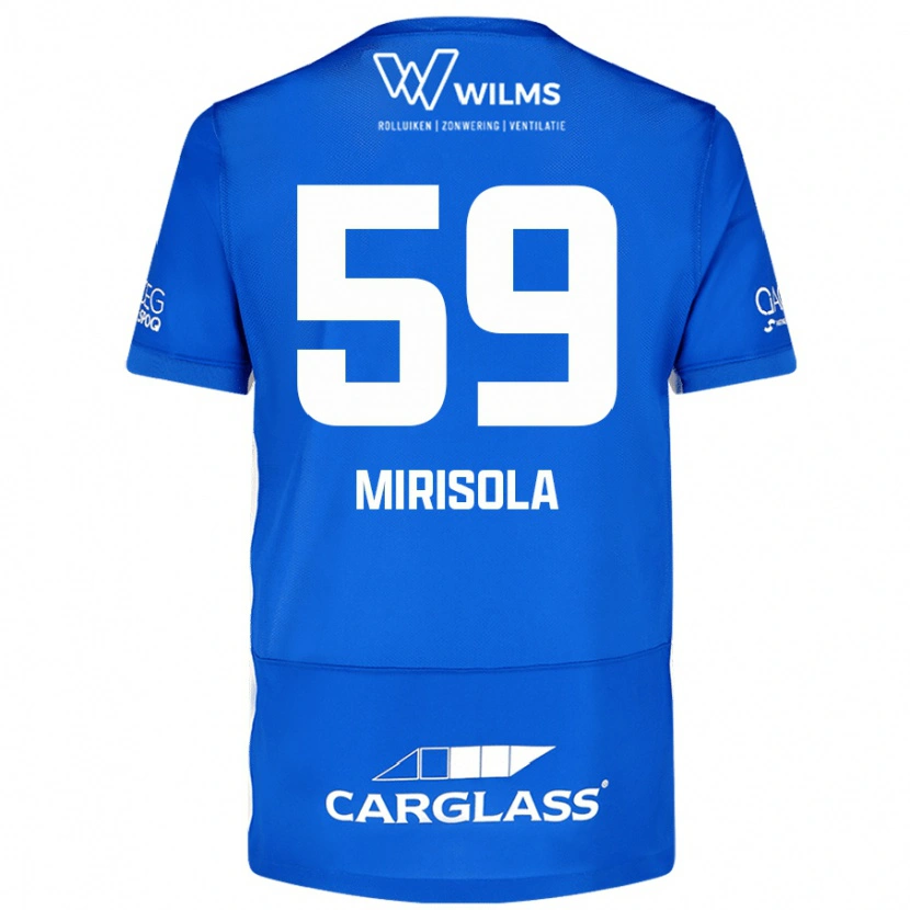 Danxen Herren Robin Mirisola #59 Blau Heimtrikot Trikot 2024/25 T-Shirt