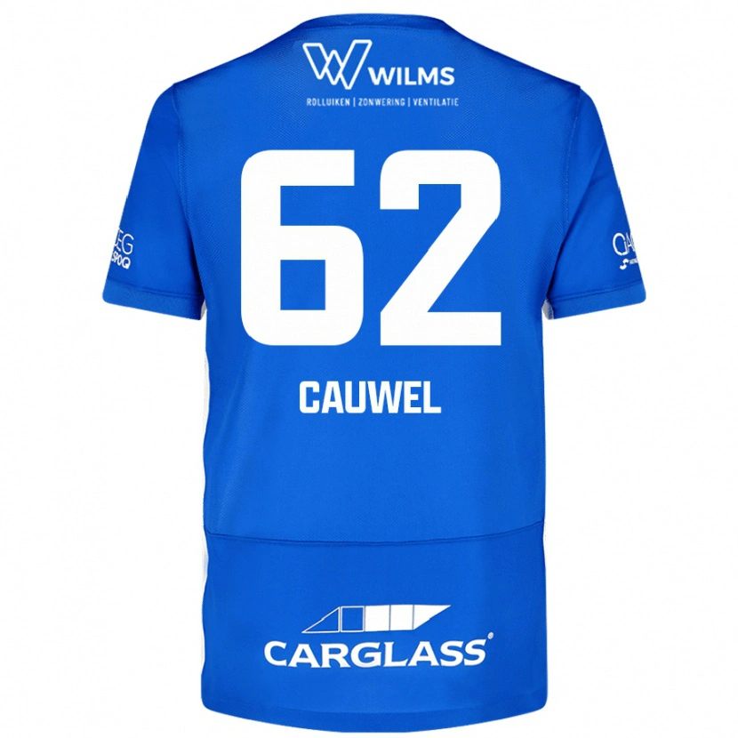 Danxen Herren Michiel Cauwel #62 Blau Heimtrikot Trikot 2024/25 T-Shirt