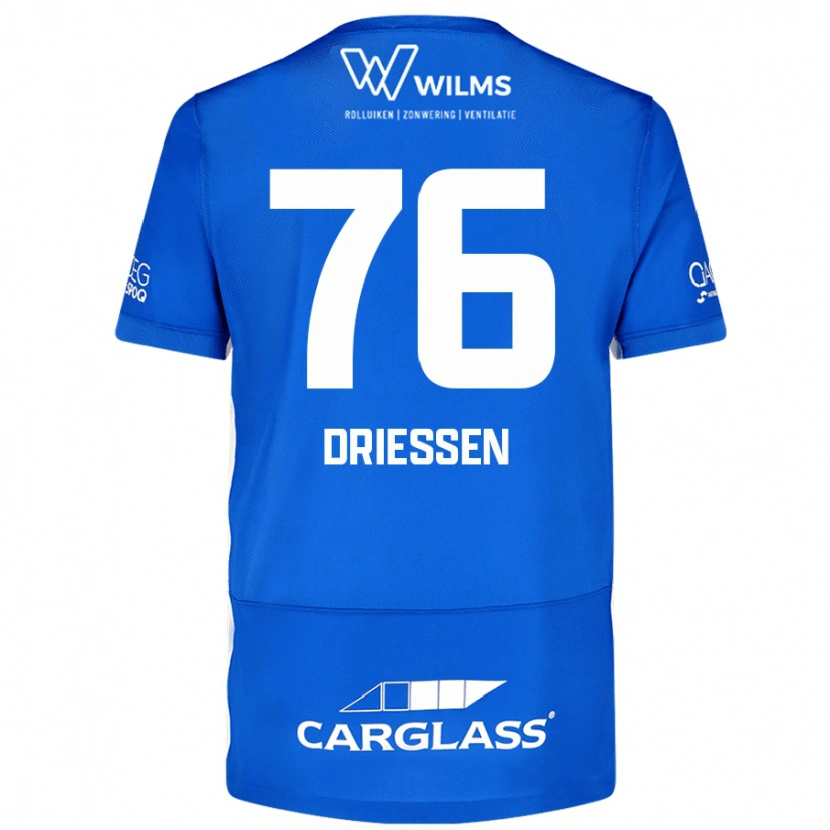 Danxen Herren Jelle Driessen #76 Blau Heimtrikot Trikot 2024/25 T-Shirt