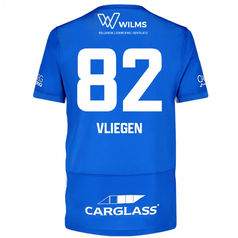Danxen Herren Olivier Vliegen #82 Blau Heimtrikot Trikot 2024/25 T-Shirt