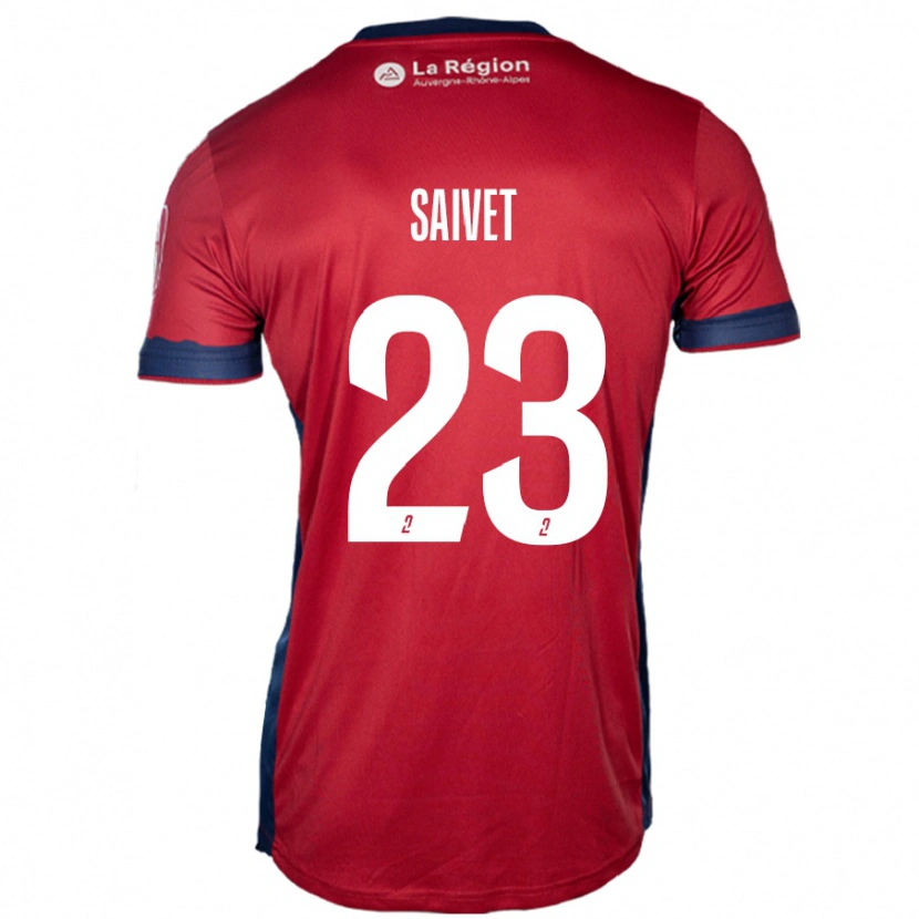 Danxen Herren Henri Saivet #23 Hellburgunderrot Heimtrikot Trikot 2024/25 T-Shirt