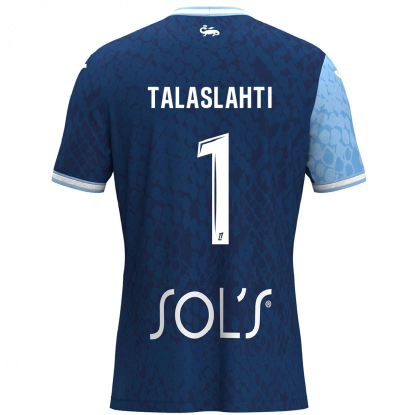 Danxen Herren Katriina Talaslahti #1 Himmelblau Dunkelblau Heimtrikot Trikot 2024/25 T-Shirt
