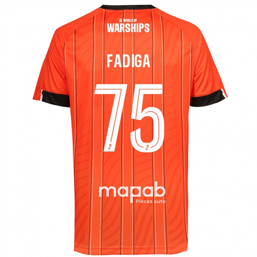 Danxen Herren Bandiougou Fadiga #75 Orange Heimtrikot Trikot 2024/25 T-Shirt