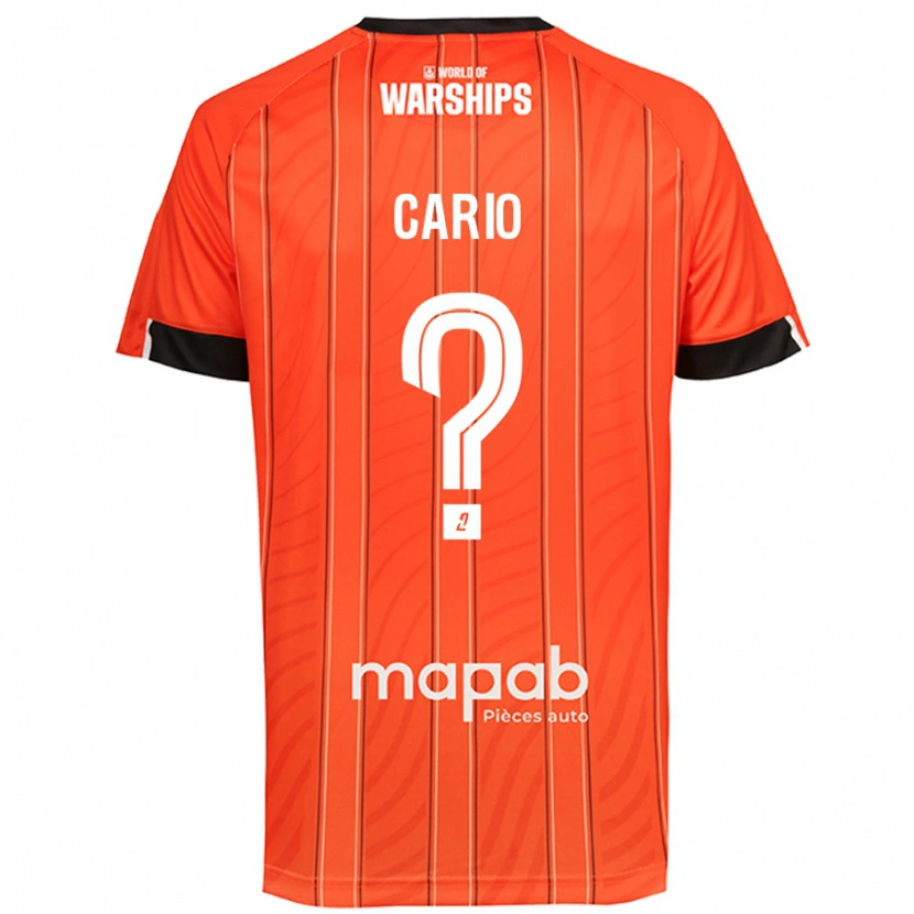 Danxen Herren Anthony Cario #0 Orange Heimtrikot Trikot 2024/25 T-Shirt