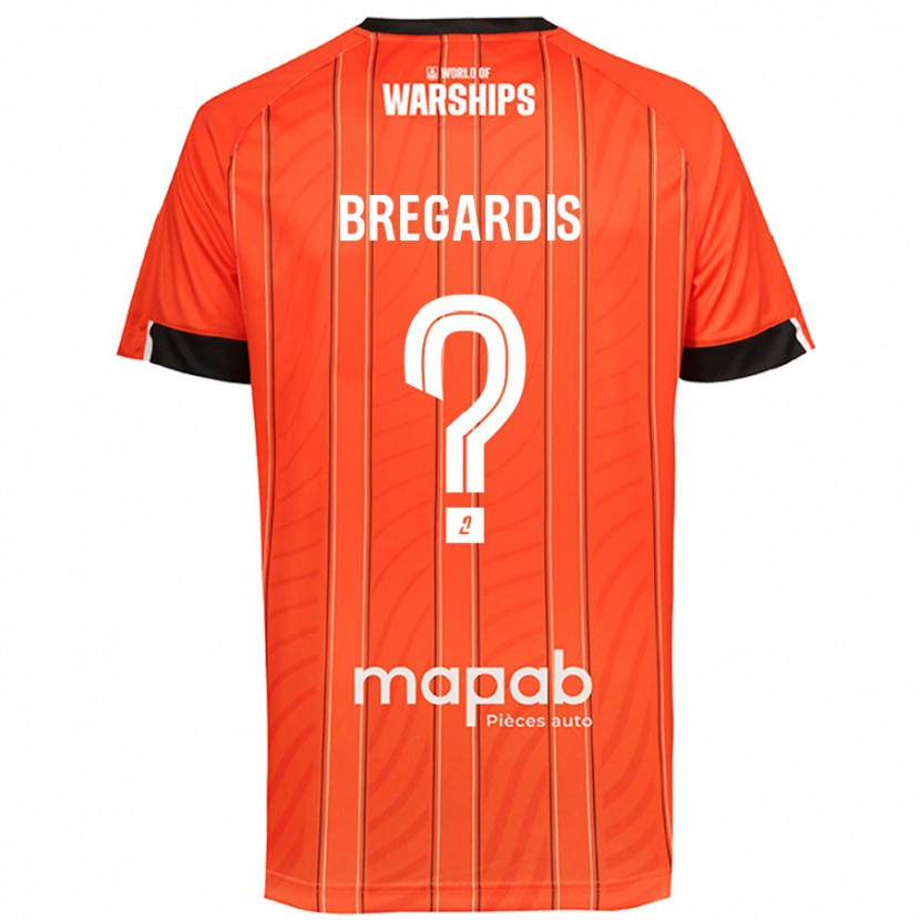 Danxen Herren Tom Bregardis #0 Orange Heimtrikot Trikot 2024/25 T-Shirt
