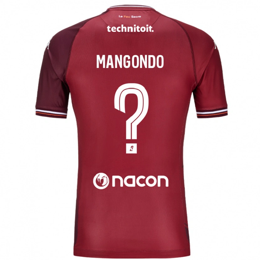 Danxen Herren Joseph Mangondo #0 Rot Granata Heimtrikot Trikot 2024/25 T-Shirt