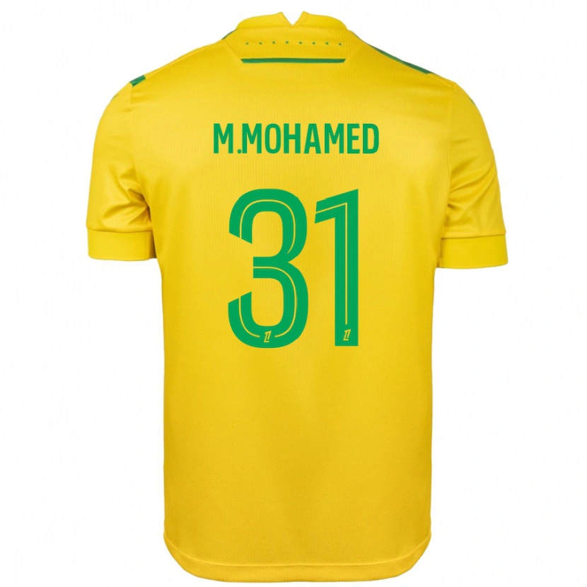 Danxen Herren Mostafa Mohamed #31 Gelb Grün Heimtrikot Trikot 2024/25 T-Shirt