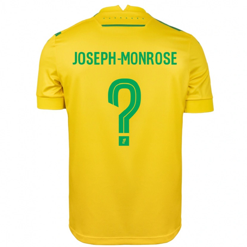 Danxen Herren Florian Joseph-Monrose #0 Gelb Grün Heimtrikot Trikot 2024/25 T-Shirt