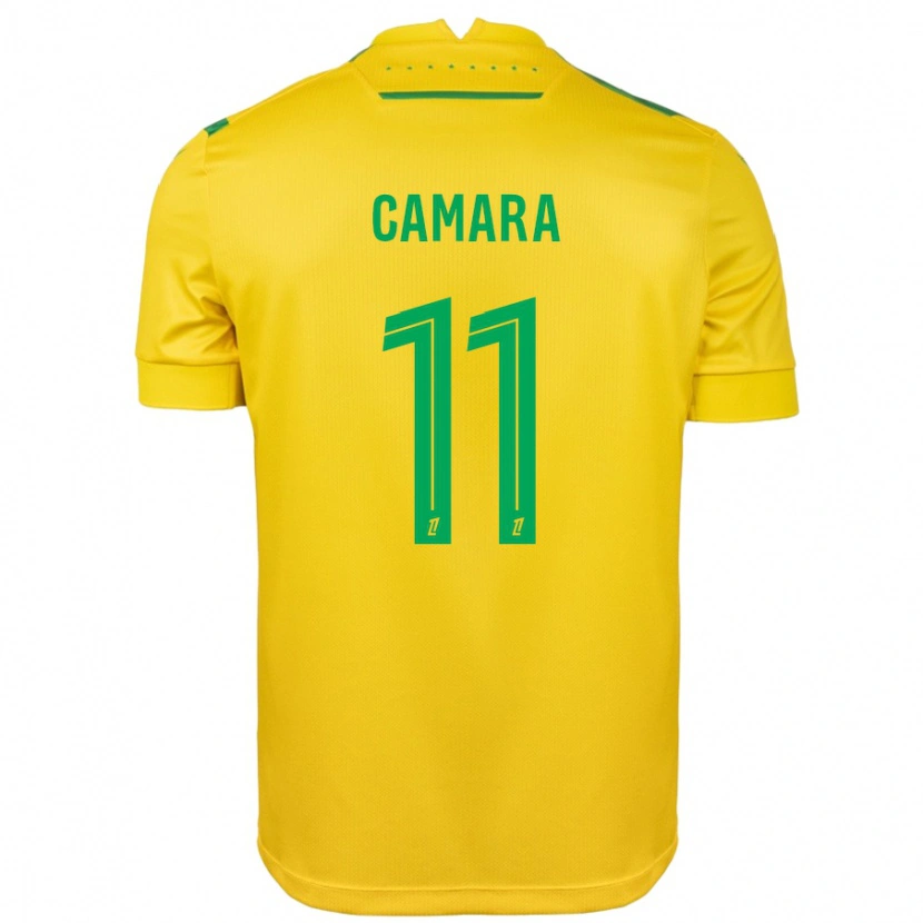Danxen Herren Aboubacar Camara #11 Gelb Grün Heimtrikot Trikot 2024/25 T-Shirt