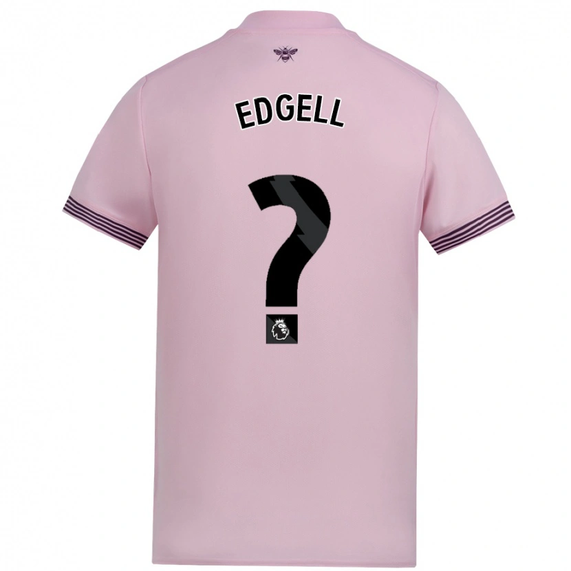 Danxen Herren Vincent Edgell #0 Rosa Auswärtstrikot Trikot 2024/25 T-Shirt