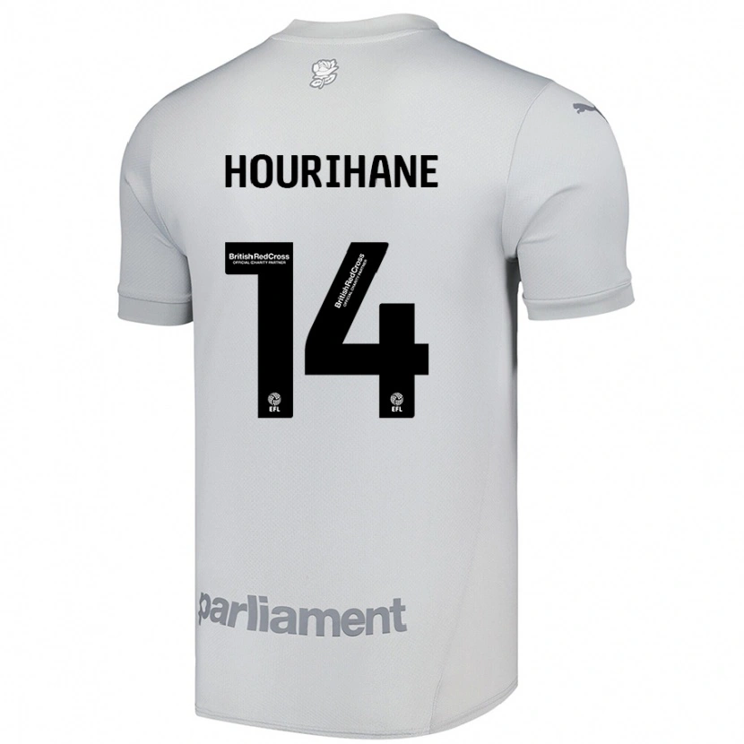 Danxen Herren Conor Hourihane #14 Silbergrau Auswärtstrikot Trikot 2024/25 T-Shirt