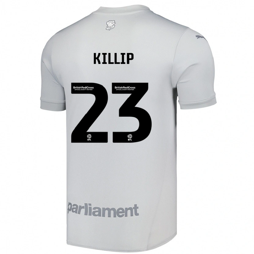 Danxen Herren Ben Killip #23 Silbergrau Auswärtstrikot Trikot 2024/25 T-Shirt