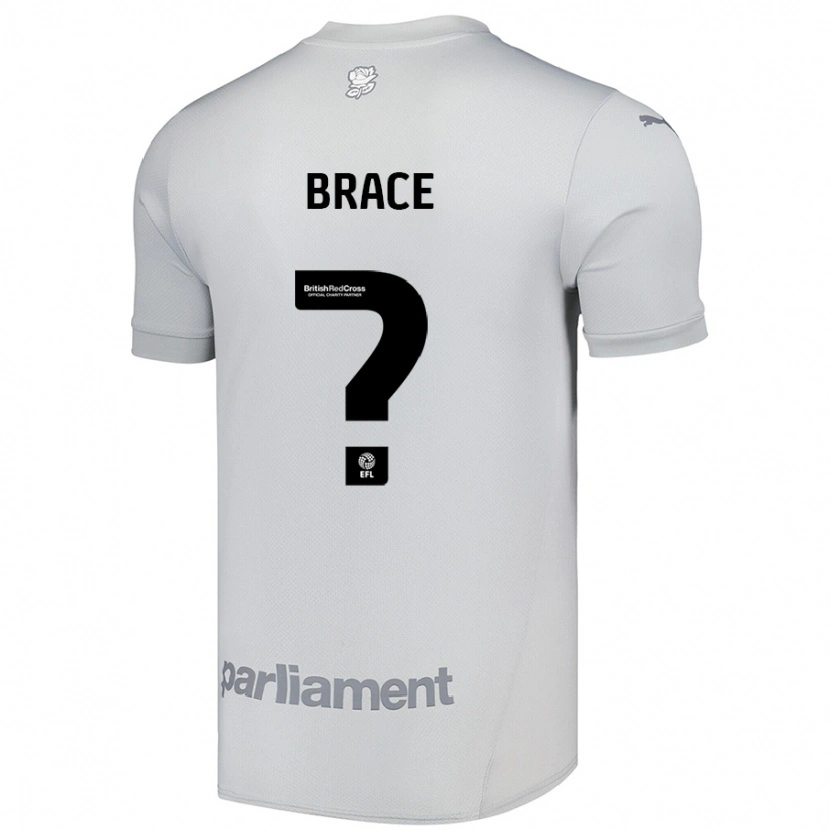 Danxen Herren Astin Brace #0 Silbergrau Auswärtstrikot Trikot 2024/25 T-Shirt