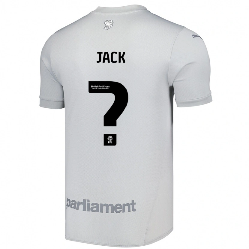 Danxen Herren Jack Woodcock #0 Silbergrau Auswärtstrikot Trikot 2024/25 T-Shirt