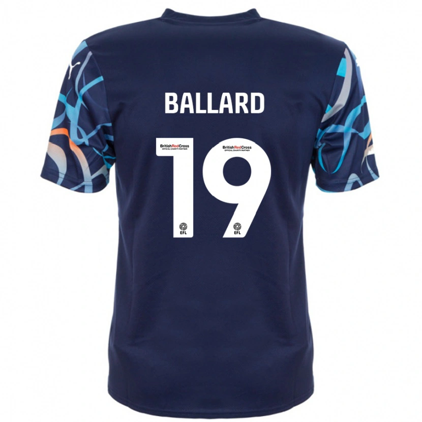 Danxen Herren Dom Ballard #19 Marineblau Auswärtstrikot Trikot 2024/25 T-Shirt