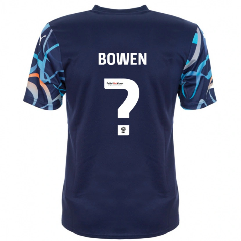 Danxen Herren Taylor Bowen #0 Marineblau Auswärtstrikot Trikot 2024/25 T-Shirt