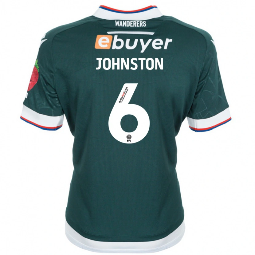 Danxen Herren George Johnston #6 Dunkelgrün Auswärtstrikot Trikot 2024/25 T-Shirt