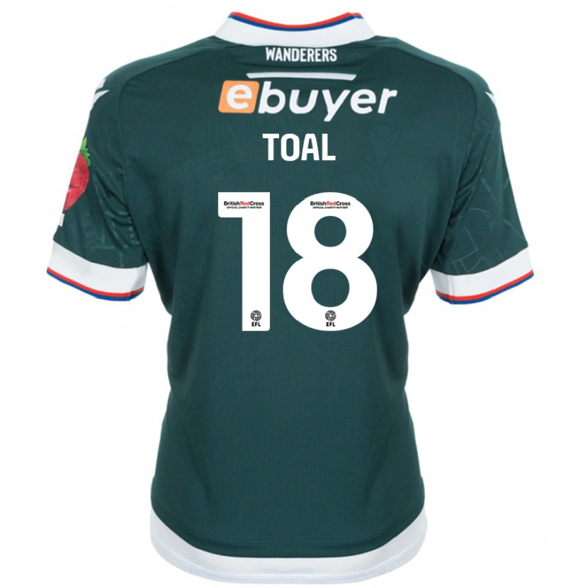 Danxen Herren Eoin Toal #18 Dunkelgrün Auswärtstrikot Trikot 2024/25 T-Shirt
