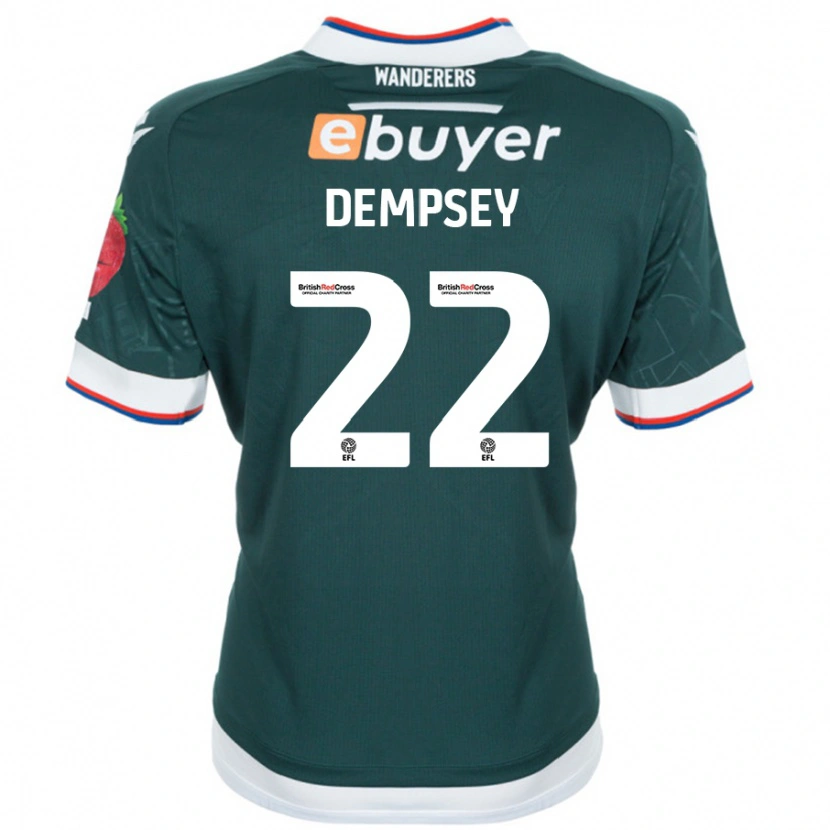 Danxen Herren Kyle Dempsey #22 Dunkelgrün Auswärtstrikot Trikot 2024/25 T-Shirt