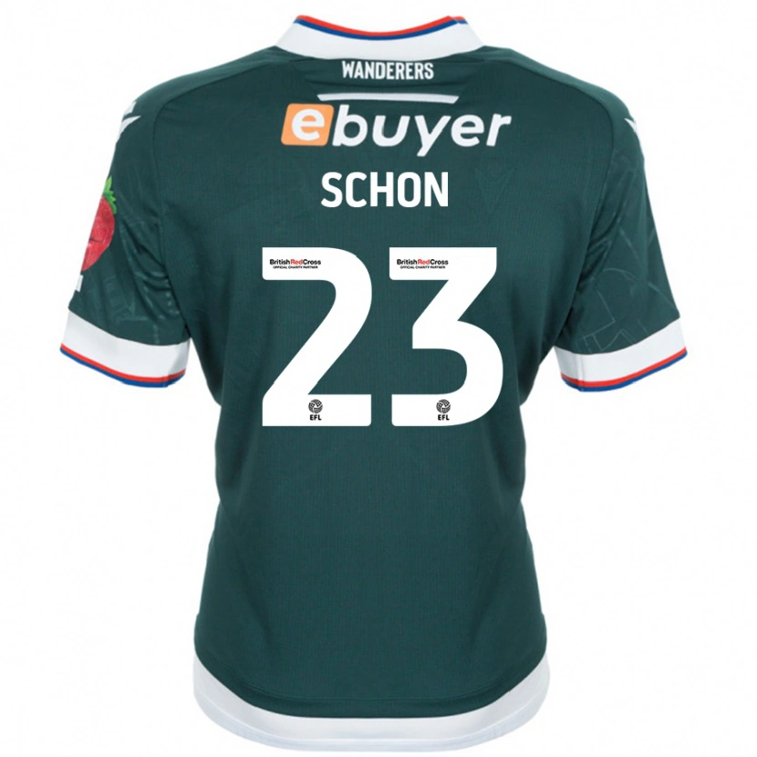 Danxen Herren Szabolcs Schön #23 Dunkelgrün Auswärtstrikot Trikot 2024/25 T-Shirt