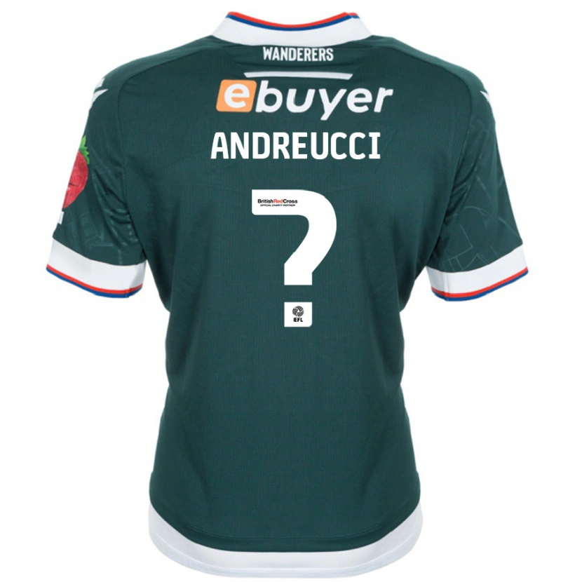 Danxen Herren Ben Andreucci #0 Dunkelgrün Auswärtstrikot Trikot 2024/25 T-Shirt