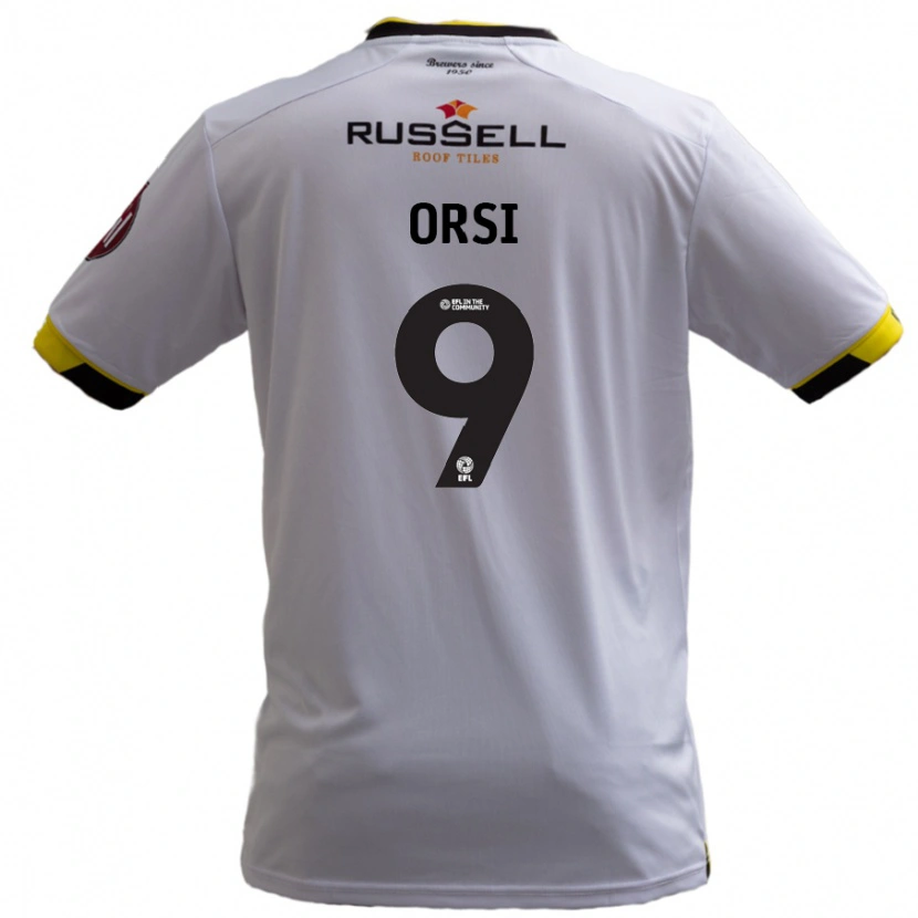 Danxen Herren Danilo Orsi #9 Weiß Auswärtstrikot Trikot 2024/25 T-Shirt