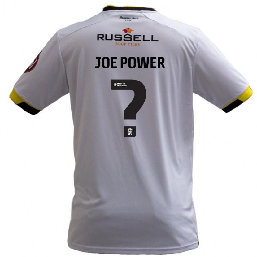Danxen Herren John Joe Power #0 Weiß Auswärtstrikot Trikot 2024/25 T-Shirt