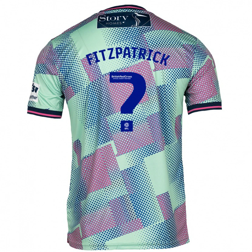 Danxen Herren Aran Fitzpatrick #0 Grün Auswärtstrikot Trikot 2024/25 T-Shirt