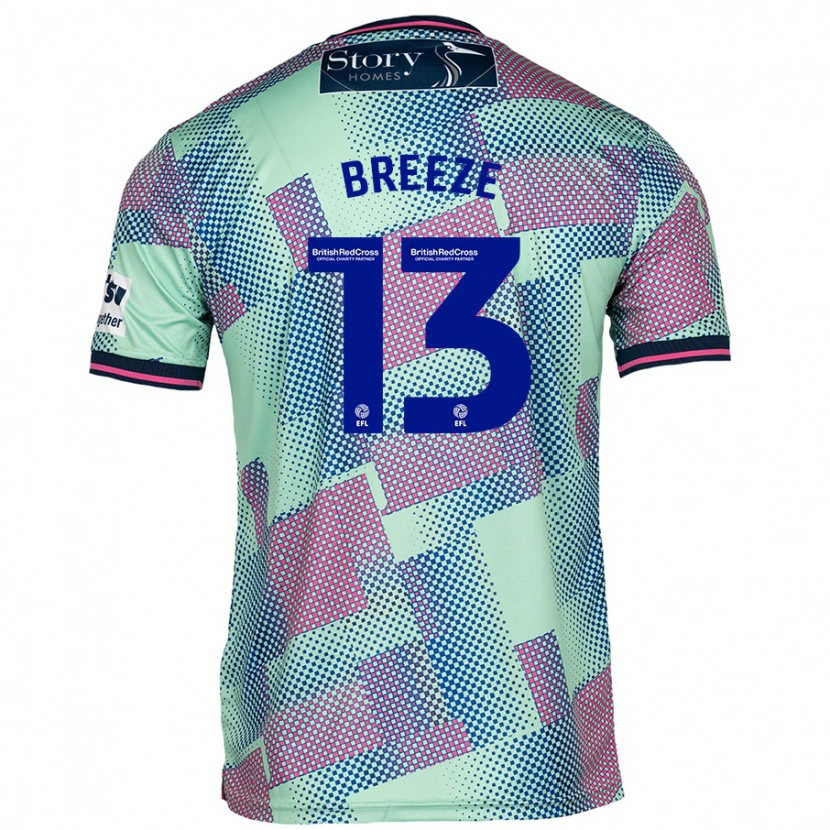 Danxen Herren Gabriel Breeze #13 Grün Auswärtstrikot Trikot 2024/25 T-Shirt