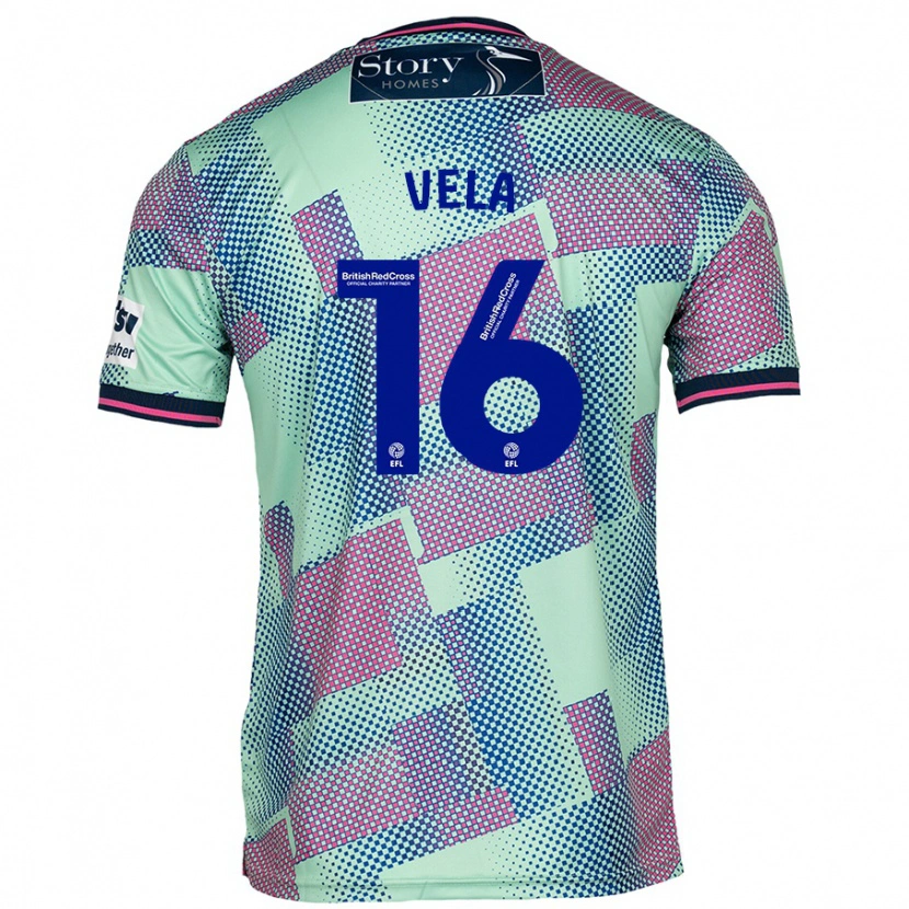 Danxen Herren Josh Vela #16 Grün Auswärtstrikot Trikot 2024/25 T-Shirt