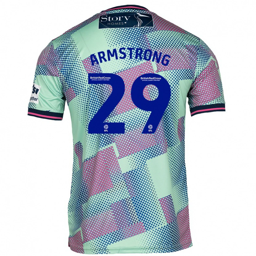 Danxen Herren Luke Armstrong #29 Grün Auswärtstrikot Trikot 2024/25 T-Shirt