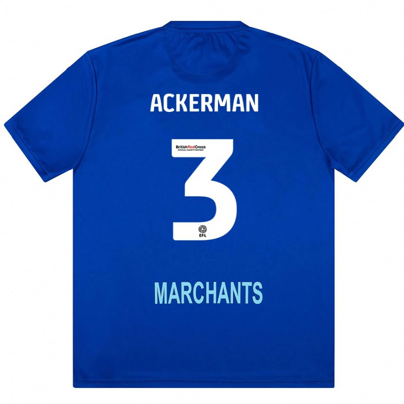 Danxen Herren Daisy Ackerman #3 Grün Auswärtstrikot Trikot 2024/25 T-Shirt