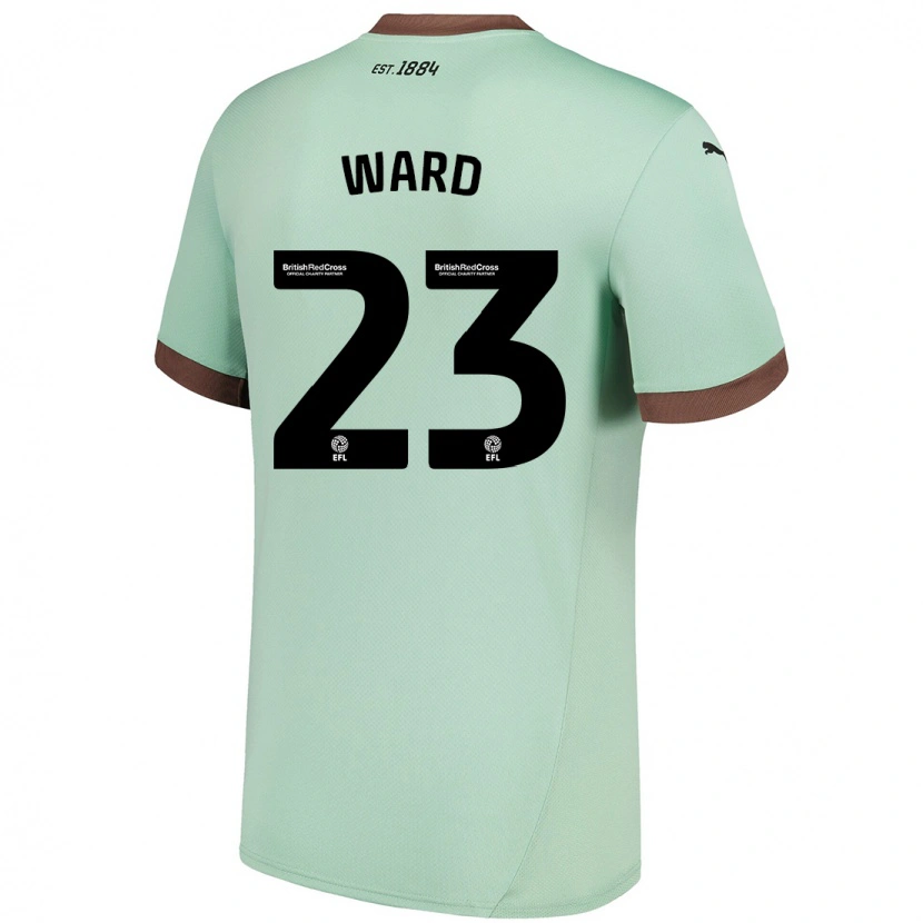 Danxen Herren Joe Ward #23 Blassgrün Auswärtstrikot Trikot 2024/25 T-Shirt